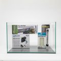 Lifegard Clear Glass Rimless Aquarium with HOF-2 Hang On Filter, 5-mm, 10-gal