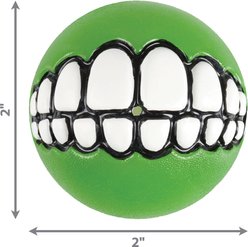 ROGZ by KONG Grinz Treat Ball Dog Toy, Color Varies, Small slide 2 of 4