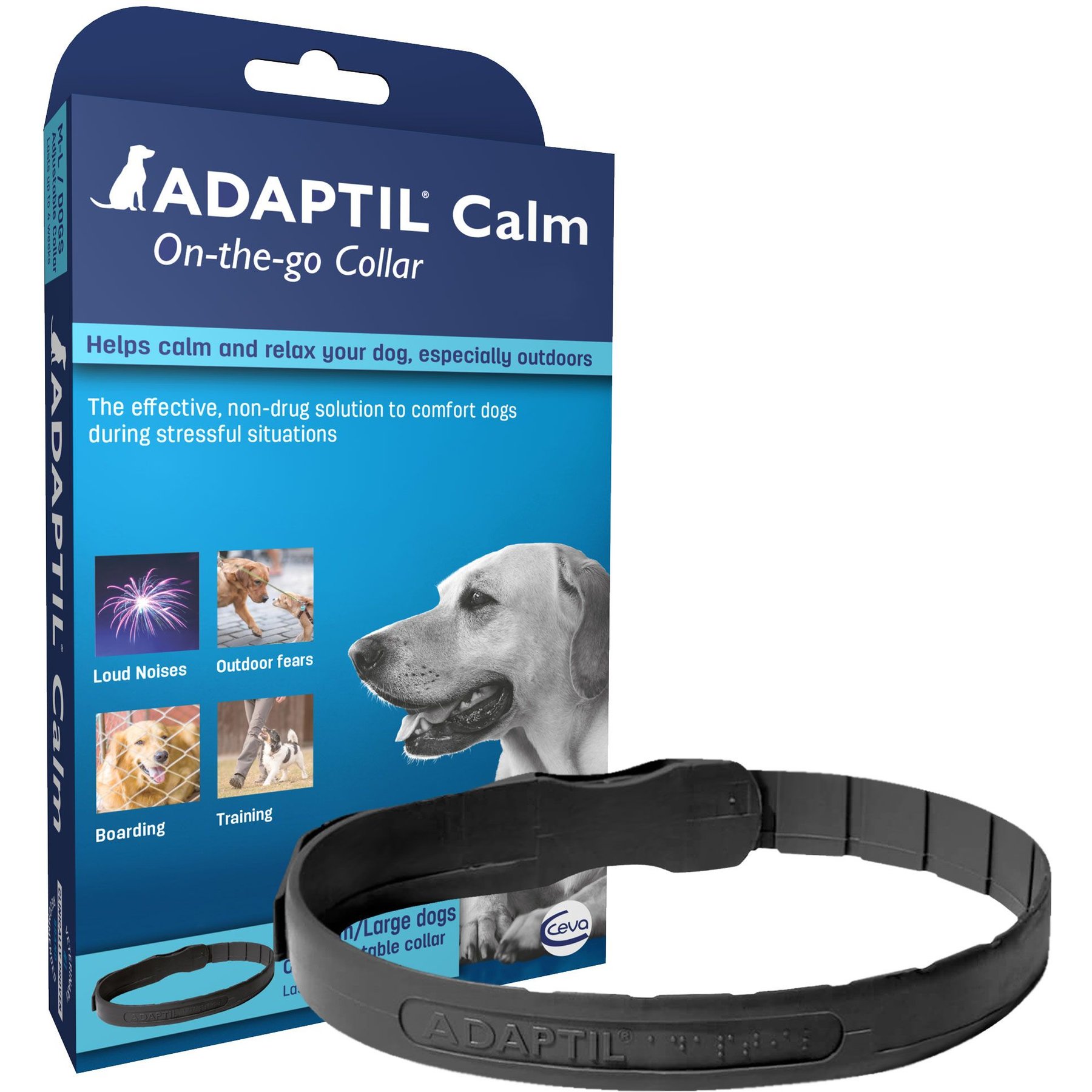 Discontinued ADAPTIL On the Go Calming Collar for Dogs Jr 14.8 in to 24.6 in neck 2 count Chewy