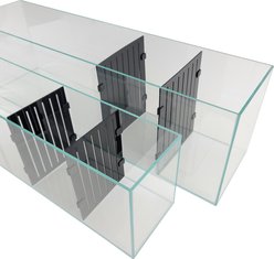 Lifegard Aquarium R460041 & R460081 Acrylic Divider, Black, 22-gal, 2-pack