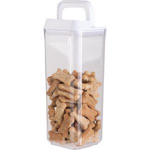 Pounce + Fetch 1.70-L Square Dog & Cat Food Storage Container