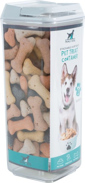 Pounce + Fetch 1.70-L Square Dog & Cat Food Storage Container