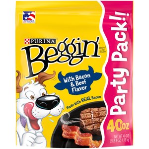 Beggin' Strips Real Meat with Bacon & Beef Flavored Dog Treats, 40-oz pouch