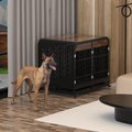 Coziwow Furniture Style Heavy Duty Dog Crate, Brown, Large