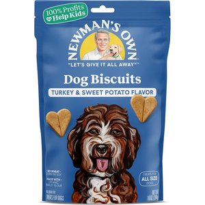 Newman's Own Turkey & Sweet Potato Flavor Breakable Dog Treats, 10-oz bag