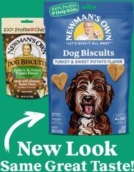Newman's Own Turkey & Sweet Potato Flavor Breakable Dog Treats, 10-oz bag slide 2 of 6