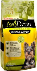 AvoDerm Advanced Sensitive Support Beef Formula Grain-Free Small Breed Adult Dry Dog Food, 4-lb bag