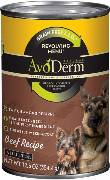 Avoderm canned best sale dog food