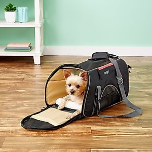 Bergan Wheeled Comfort Airline-Approved Dog & Cat Carrier Bag, Black