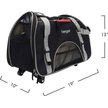 Show in main carousel: Bergan Wheeled Comfort Airline-Approved Dog & Cat Carrier Bag, Black slide 2 of 10