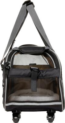 Show full view: Bergan Wheeled Comfort Airline-Approved Dog & Cat Carrier Bag, Black slide 6 of 10