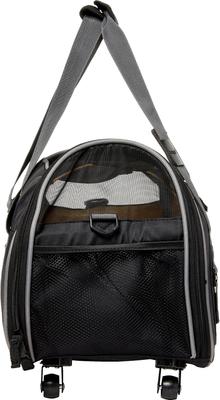 Show full view: Bergan Wheeled Comfort Airline-Approved Dog & Cat Carrier Bag, Black slide 7 of 10