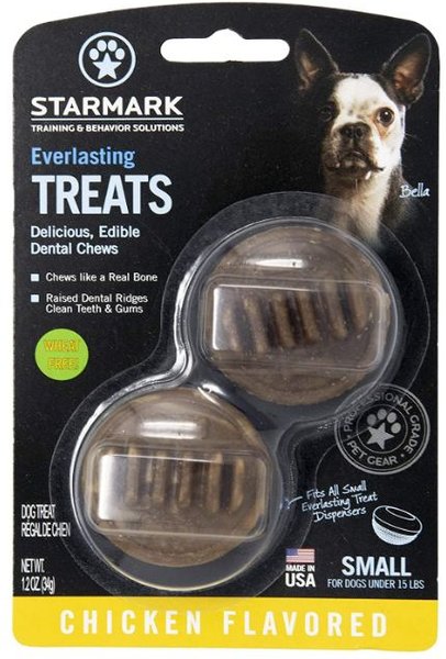 Starmark Everlasting USA Treat Dog Toy Stuffing Chewy Dog Treats - Chicken  - Small – Pet Life
