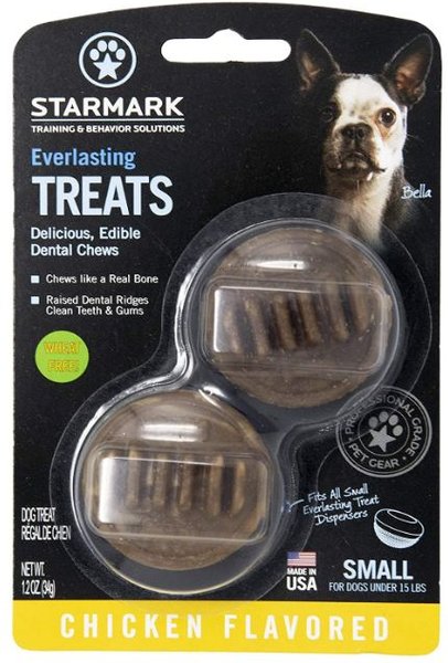 Starmark Twist and Lock Dog Treats Chicken 1ea-LG 2 ct