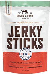 Rocco & Roxie Supply Co. Gourmet Beef Jerky Dog Sticks, 16-oz bag slide 1 of 7