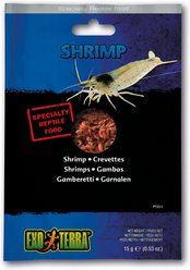 Exo Terra Shrimp Vacuum Packed Reptile Food, 0.53-oz bag