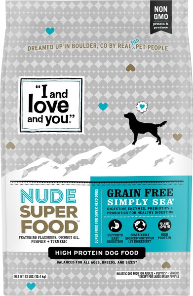 I and Love and You Nude Food Grain-Free Simply Sea Dry Dog Food, 23-lb bag slide 1 of 10