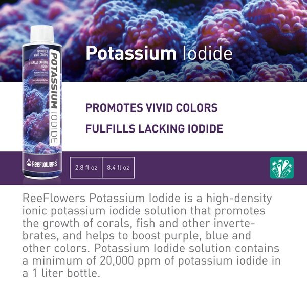 Reeflowers Potassium Iodide Fish Aquarium Water Conditioner