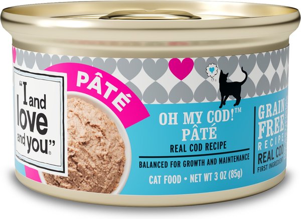 I and Love and You Oh My Cod! Pate Grain-Free Canned Cat Food