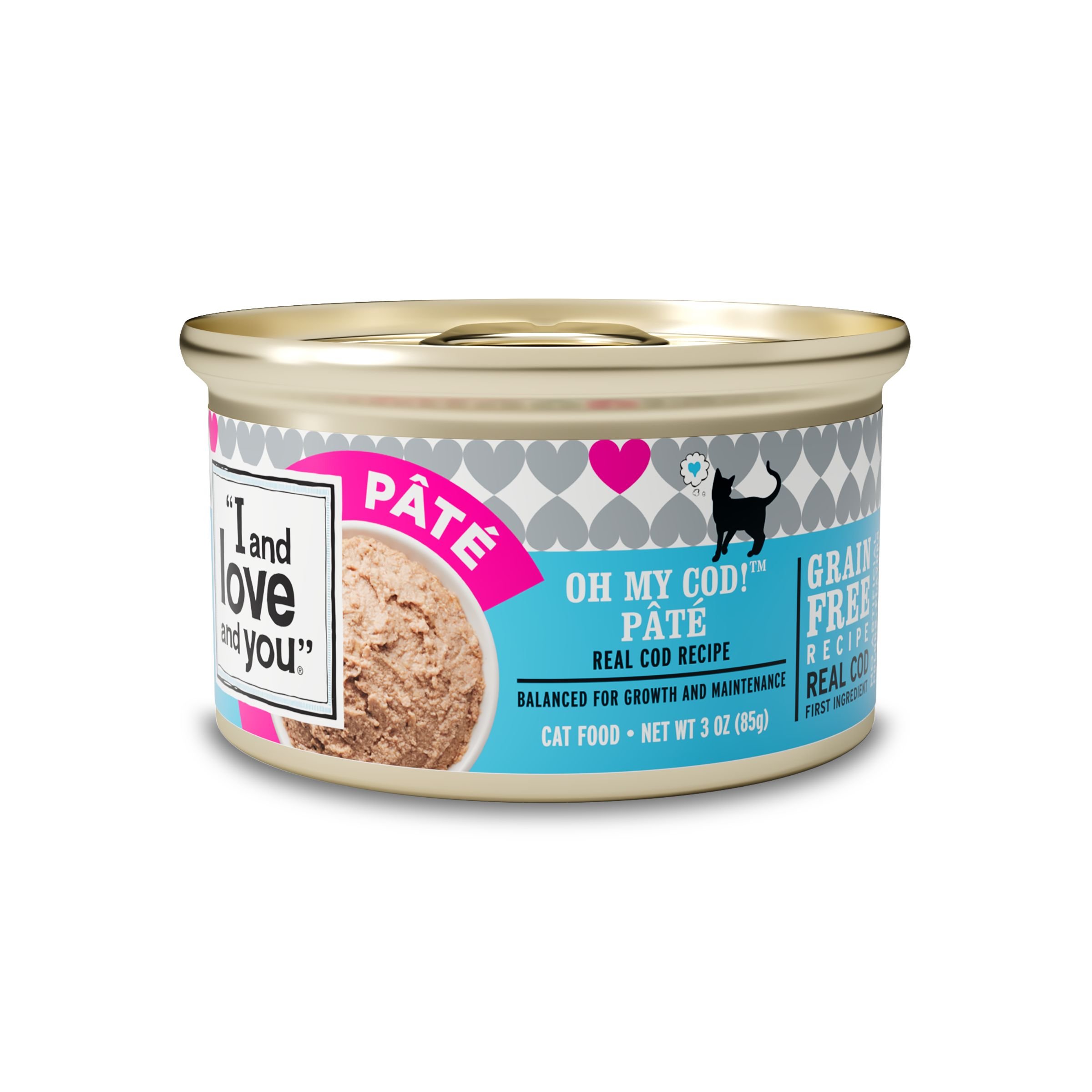 I AND LOVE AND YOU Oh My Cod Pate Grain Free Canned Cat Food