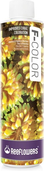 Reeflowers F-Color Fish Aquarium Water Conditioner, 8.5-fl oz bottle