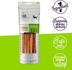 I and Love and You Free Ranger Beef Bully Stix Grain-Free Dog Chews, 12-in, 5 pack slide 2 of 9