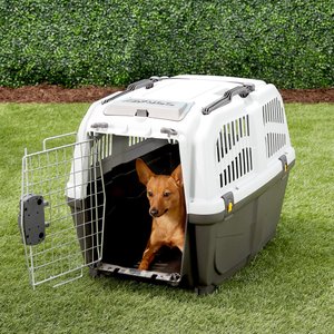 MidWest Skudo Deluxe Plastic Dog & Cat Kennel, 27-in