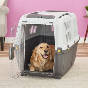 MidWest Skudo Deluxe Plastic Dog & Cat Kennel, 36-in