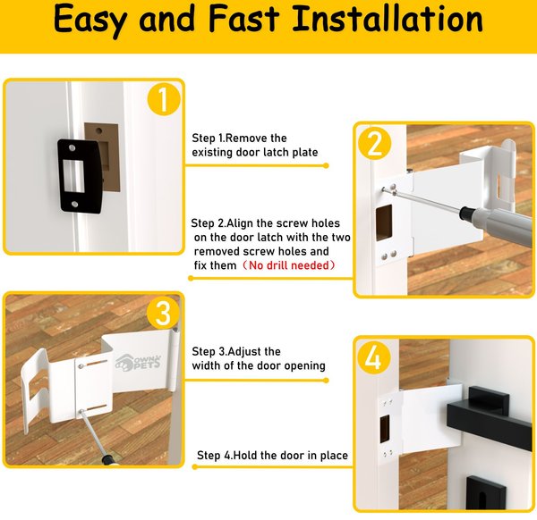 Show full view: Ownpets Adjustable Door Latch slide 3 of 8