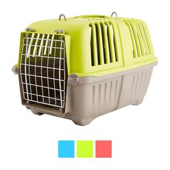 MidWest Spree Plastic Dog & Cat Kennel, Green, 19-in slide 2 of 8