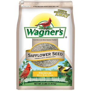 Wagner's Safflower Seed Premium Wild Bird Food, 5-lb bag, bundle of 5