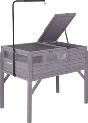 Aivituvin AIR70 Large Turtle Indoor/Outdoor Habitat, Gray slide 1 of 7