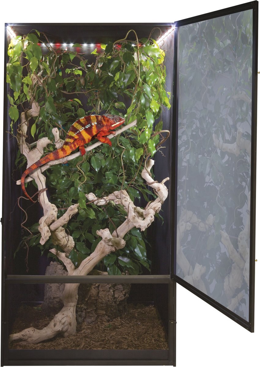 ZOO MED ReptiBreeze Deluxe LED Screen Reptile Habitat