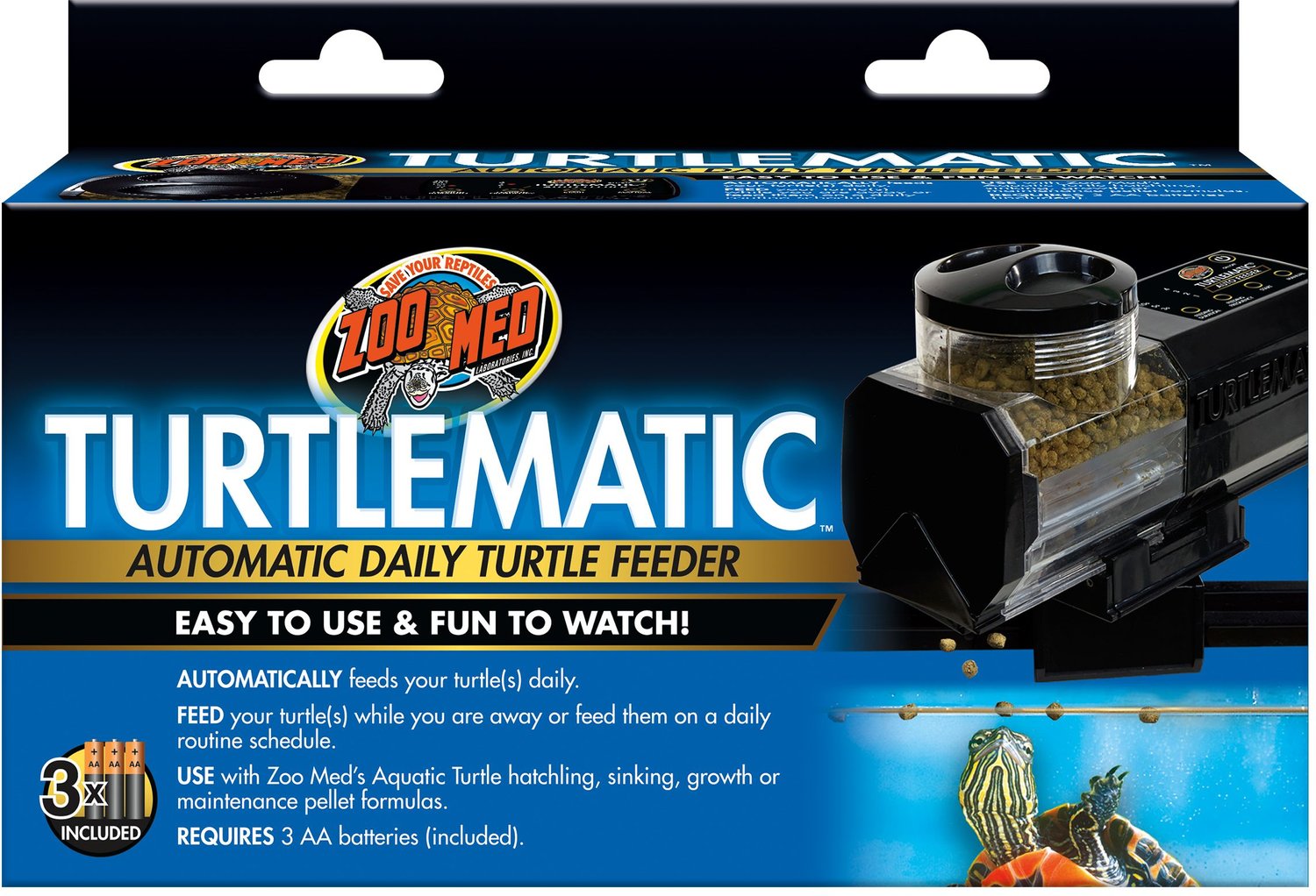 ZOO MED TurtleMatic Automatic Reptile Feeder