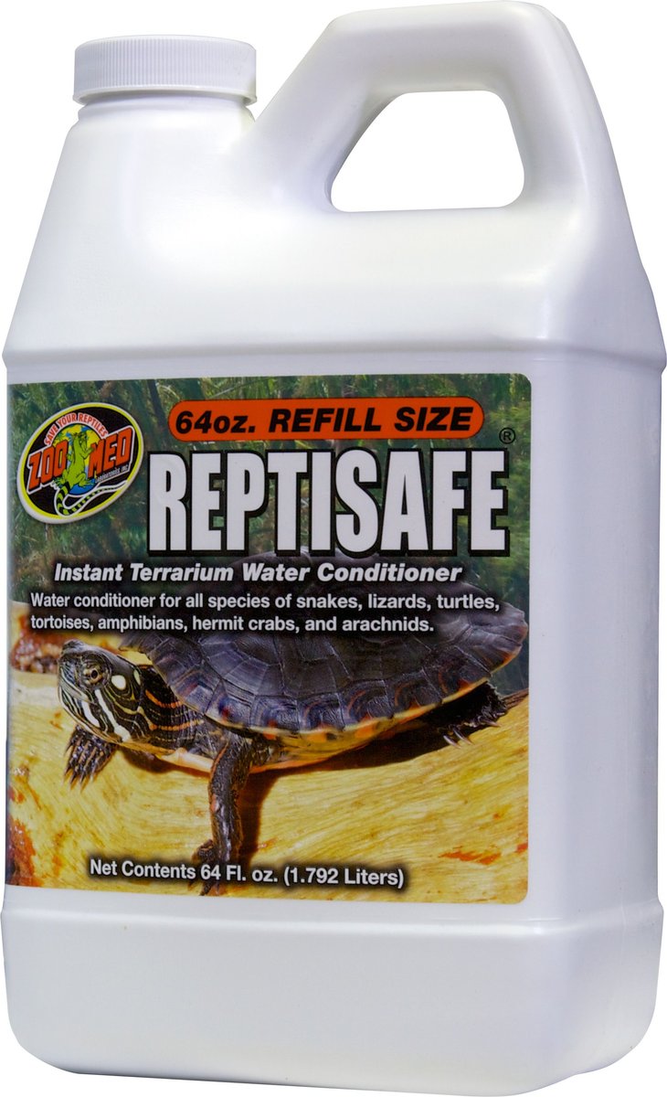 ZOO MED ReptiSafe Reptile Water Conditioner, 64oz bottle