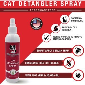 Warren London Unscented Cat Detangler Spray, 8-oz bottle