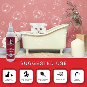 Warren London Unscented Cat Detangler Spray, 8-oz bottle