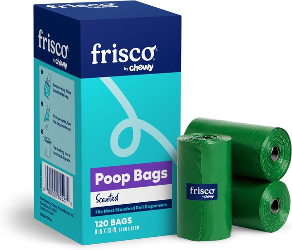 FRISCO Refill Dog Poop Bags, Scented, 120 count