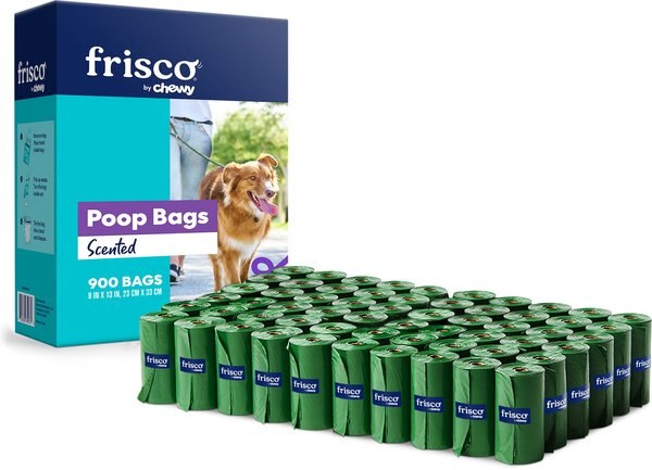 Frisco Refill Dog Poop Bags + 2 Dispensers, 900 count, Scented slide 1 of 8