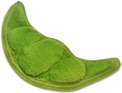 P.L.A.Y. Pet Lifestyle and You Garden Fresh Peapod Plush Squeaky Dog Toy, X-Small