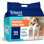 Frisco Dog Training & Potty Pads, 22 x 23-in, Unscented, 100 count