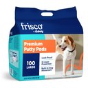 Frisco Large Premium Dog Training & Potty Pads, 22 x 23-in, Unscented, 100 count