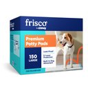 Frisco Large Premium Dog Training & Potty Pads, 22 x 23-in, Unscented, 150 count