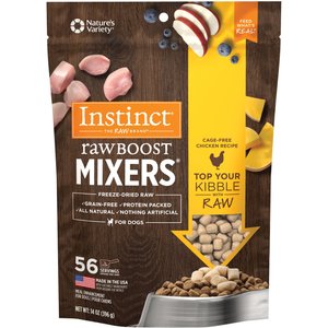 Instinct Raw Boost Mixers Chicken Recipe Grain-Free Freeze-Dried Dog Food Topper