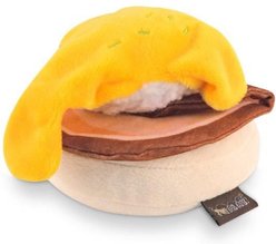P.L.A.Y. Pet Lifestyle and You Barking Brunch Collection BennyS Benedict Plush Squeaky Dog Toy