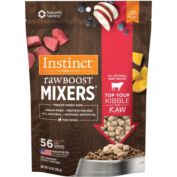 Instinct Raw Boost Mixers Chicken Recipe Grain-Free Freeze-Dried Dog Food Topper