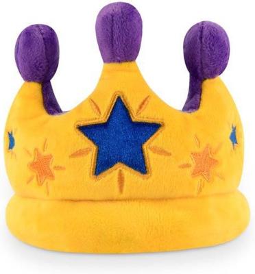 Show full view: P.L.A.Y. Pet Lifestyle and You Party Time Collection Canine Crown Plush Squeaky Dog Toy slide 3 of 7