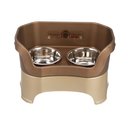 Neater Pets Neater Feeder Deluxe Elevated & Mess-Proof Dog Bowls, Bronze, 7-cup & 9-cup