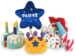 P.L.A.Y. Pet Lifestyle and You Party Time Set Plush Squeaky Dog Toy, X-Small