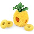 P.L.A.Y. Pet Lifestyle and You Tropical Paradise Collection Paws Up Pineapple Plush Squeaky Dog Toy